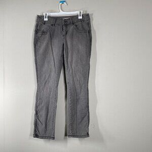 Vintage DKNY SKINNY Denim Jeans Women's 4 Mid Rise Gray Casual VTG